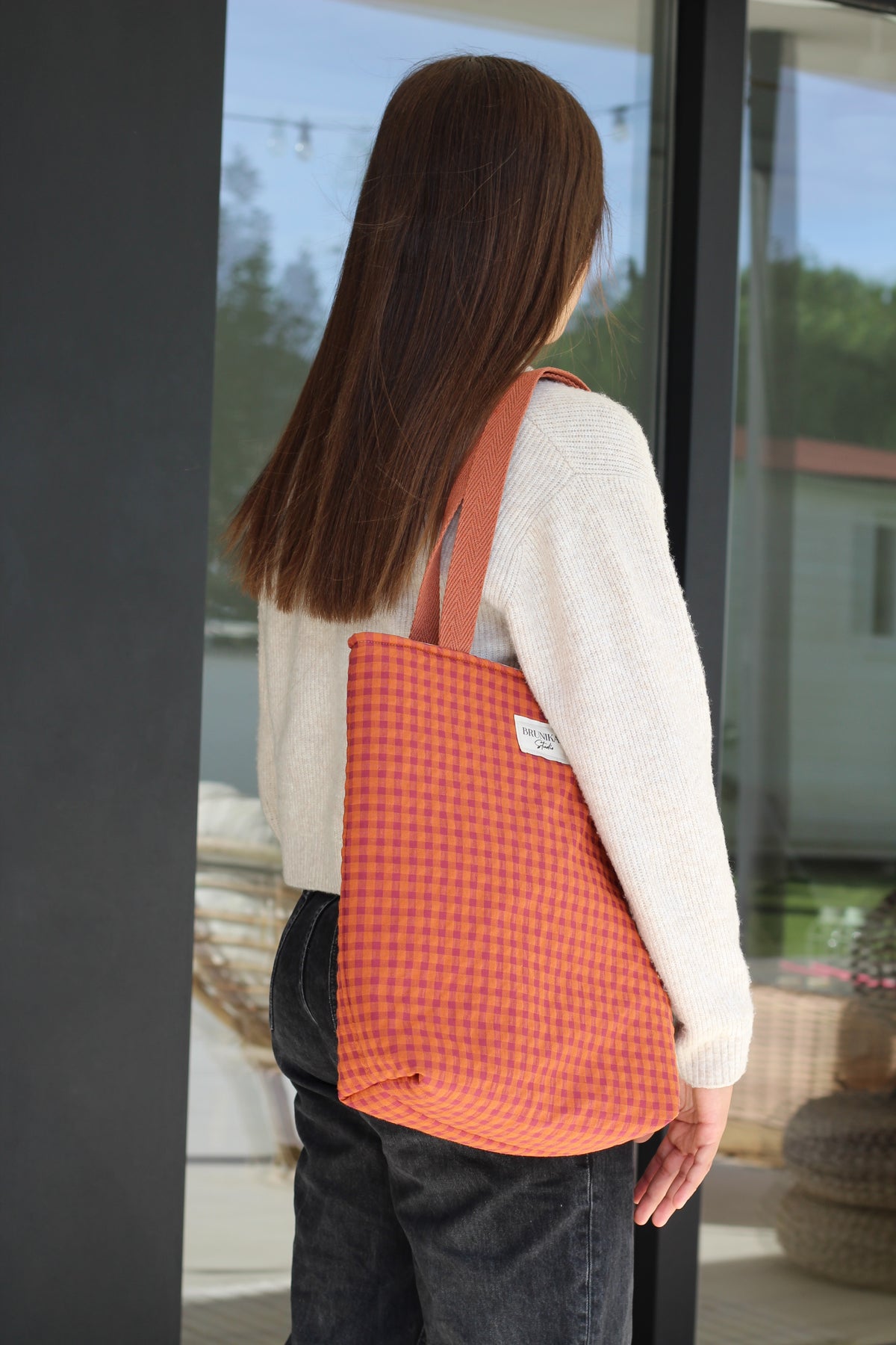 TOTE BAG VICHY OTOÑO