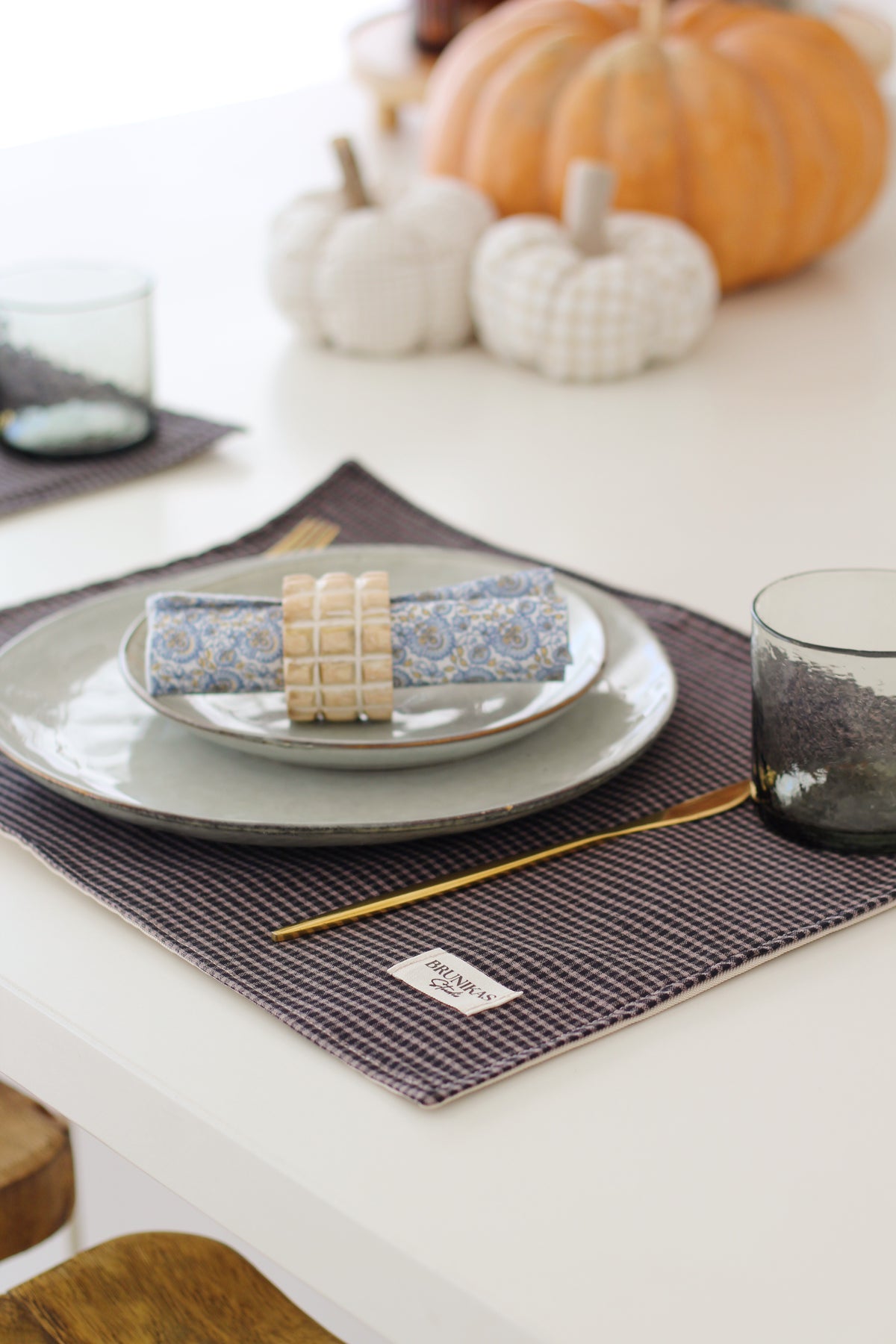 Mantel individual vichy