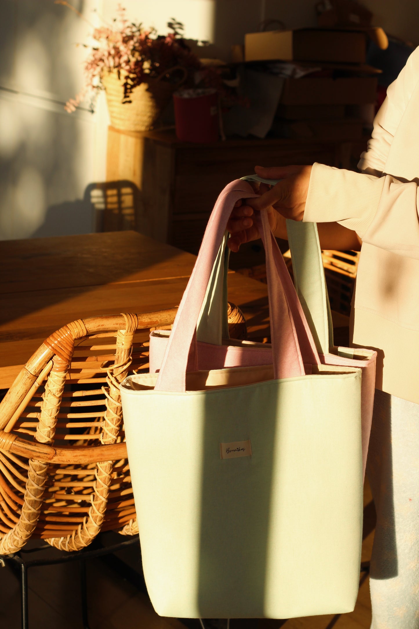 Tote Bag verde Andrea