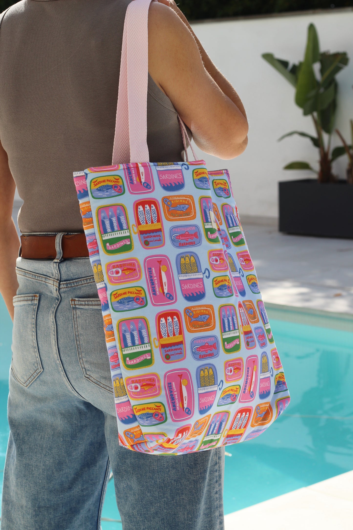 Tote bag Sardinas