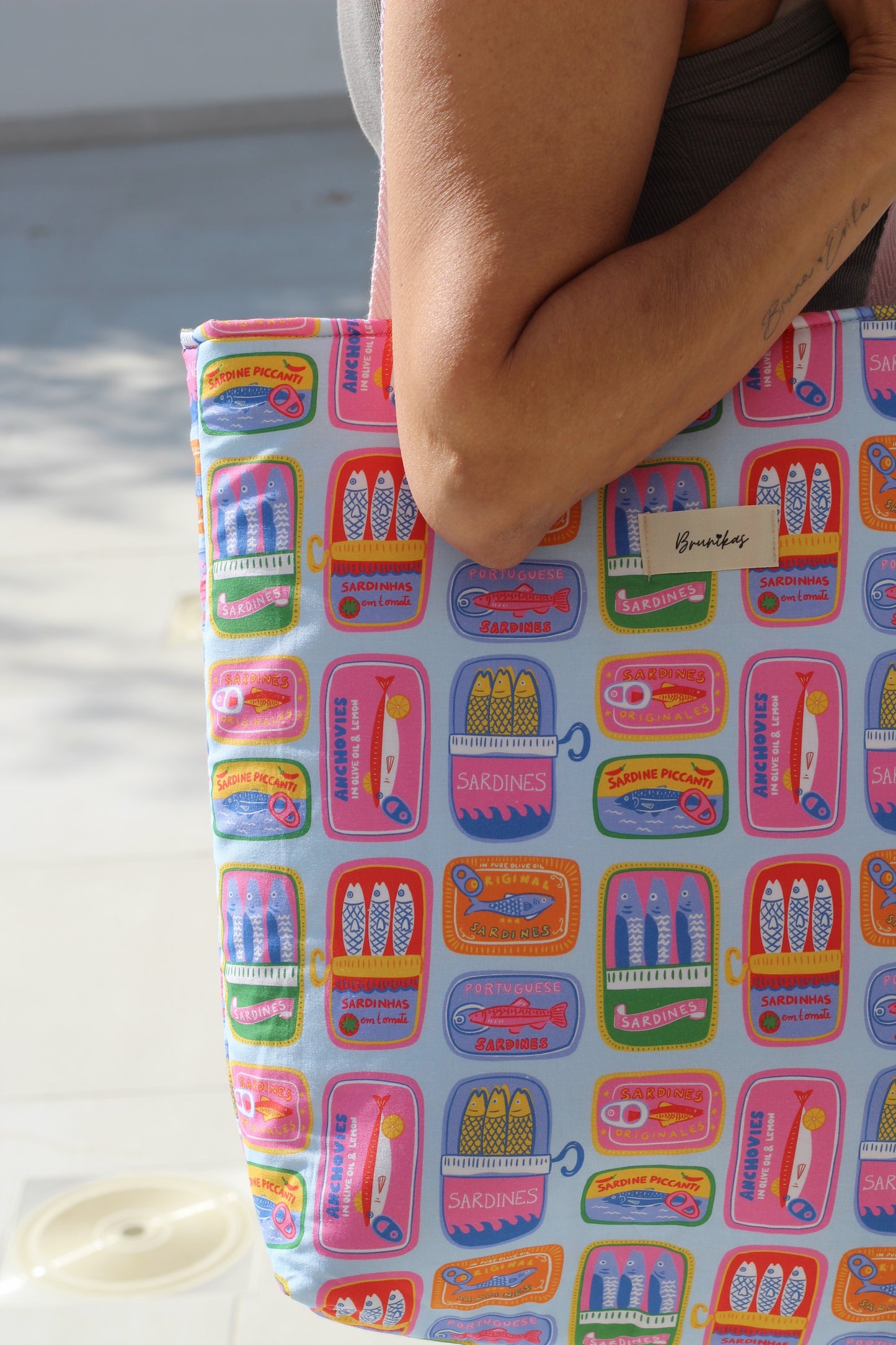 Tote bag Sardinas